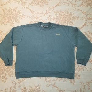 SET Active Crewneck Sweatshirt Dark Green Women's Size XL